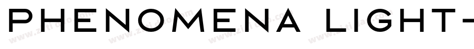 Phenomena Light字体转换